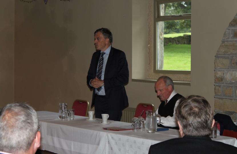 Julian Smith MP and Nick Bannister, Chairman to Skipton and Ripon Conservative Association
