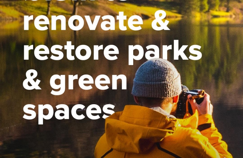 £13 Million to renovate and restore parks and green spaces